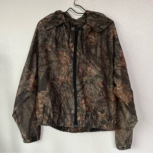 Men’s Camo Sheer Mesh Zip Up